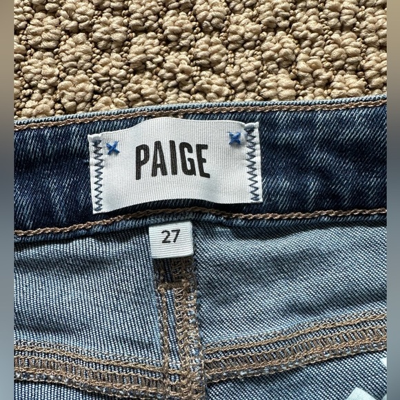 A47- Paige Brigitte straight leg jeans sz 27 - Picture 5 of 7